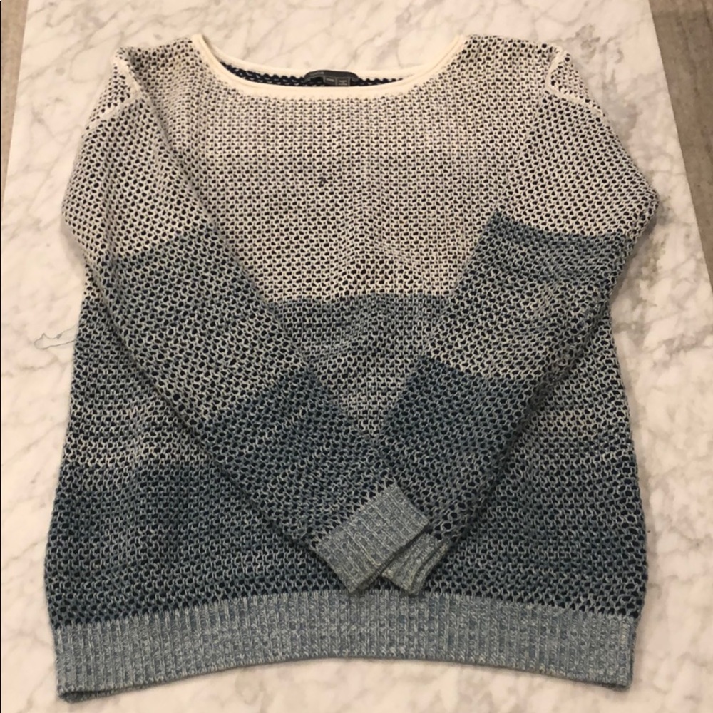 VINCE Ombré Knit Pullover